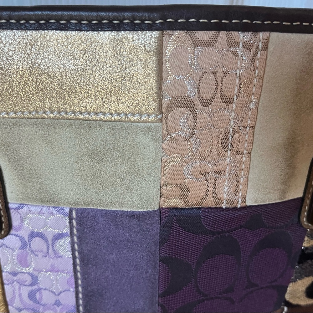 Coach Patchwork Shoulder or Crossbody Bag - Picture 9 of 15